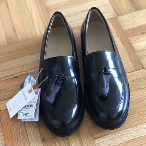 Zara Kid Tasseled Leather Loafers